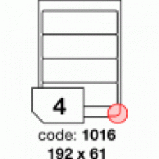 Etichete autoadezive 4/A4 100 coli/top192x61 mm RAYFILM