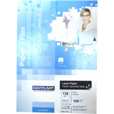 Hartie foto A4 LaserMedia glossy 135g 100/top fata-verso Rayfilm R0290.1123A 