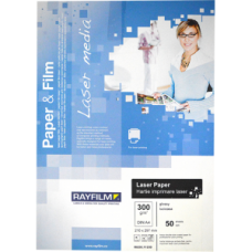 Hartie foto A4 LaserMedia glossy 300g 50/top fata-verso Rayfilm R0293.1123B