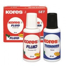 FLUID CORECTOR+SOLVENT SET 2*20ML KORES